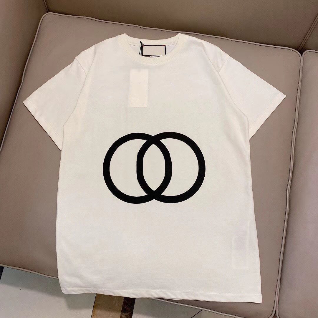 

Mens Designer T Shirt Summer Womens Tshirts Couples Print Short Sleeve Tees Streetwear White Graffiti Pattern Asian size, Desiccant