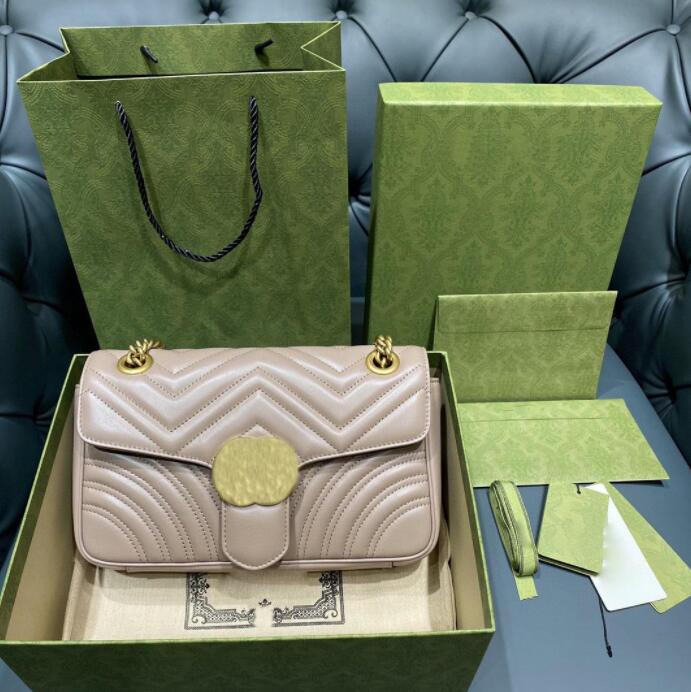 

Accessories Luxury crossbody handbags Vintage Chain Shoulder Bag 26CM With Box