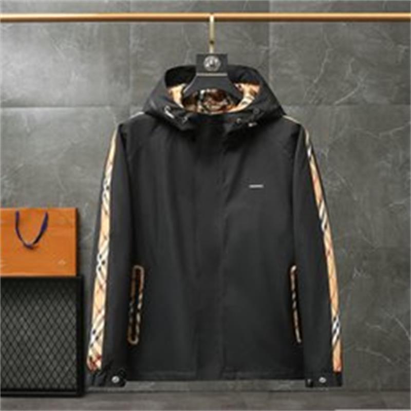 

2022 Fashion designer Mens Jacket Goo d Spring Autumn Outwear Windbreaker Zipper clothes Jackets Coat Outside can Sport Size M-3XL Men's Clothing #88, Black