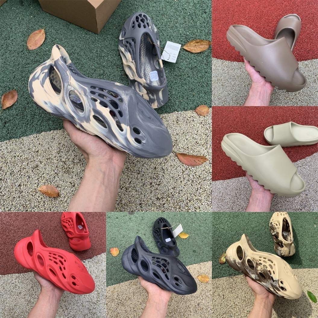 

Slides Slippers Desert Sand Summer Brown Flat Mens Women Beach Resin Slide Sandal Graffiti Bone Rubber MXT Moon Gray Mineral Blue Vermillion Red Designers E12, Please contact us