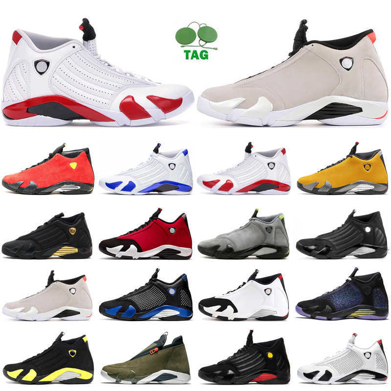 

cheaper 14s Jumpman Basketball Shoes Mens Trainers 14 University Gold Gym Red Bred Toe Candy Cane Thunder Utility Black outdoor sport JORDÁN, Hyper royal