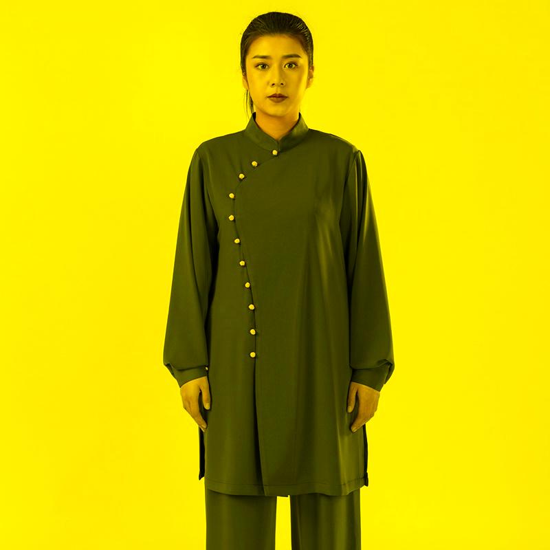 

Ethnic Clothing Fashion Lady Tai Chi Uniform Martial Arts Chinese Traditional Folk Kungfu Suit Morning Sportswear Clothes TA2315Ethnic EthnE