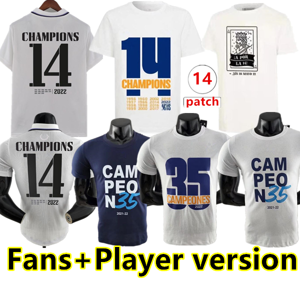

BENZEMA VINI JR. soccer jerseys champions 14 time T-shirt special football shirt 22 23 CAMAVINGA ASENSIO MODRIC COURTOIS champions 35 uniforms VINI JR Real Madrids 8