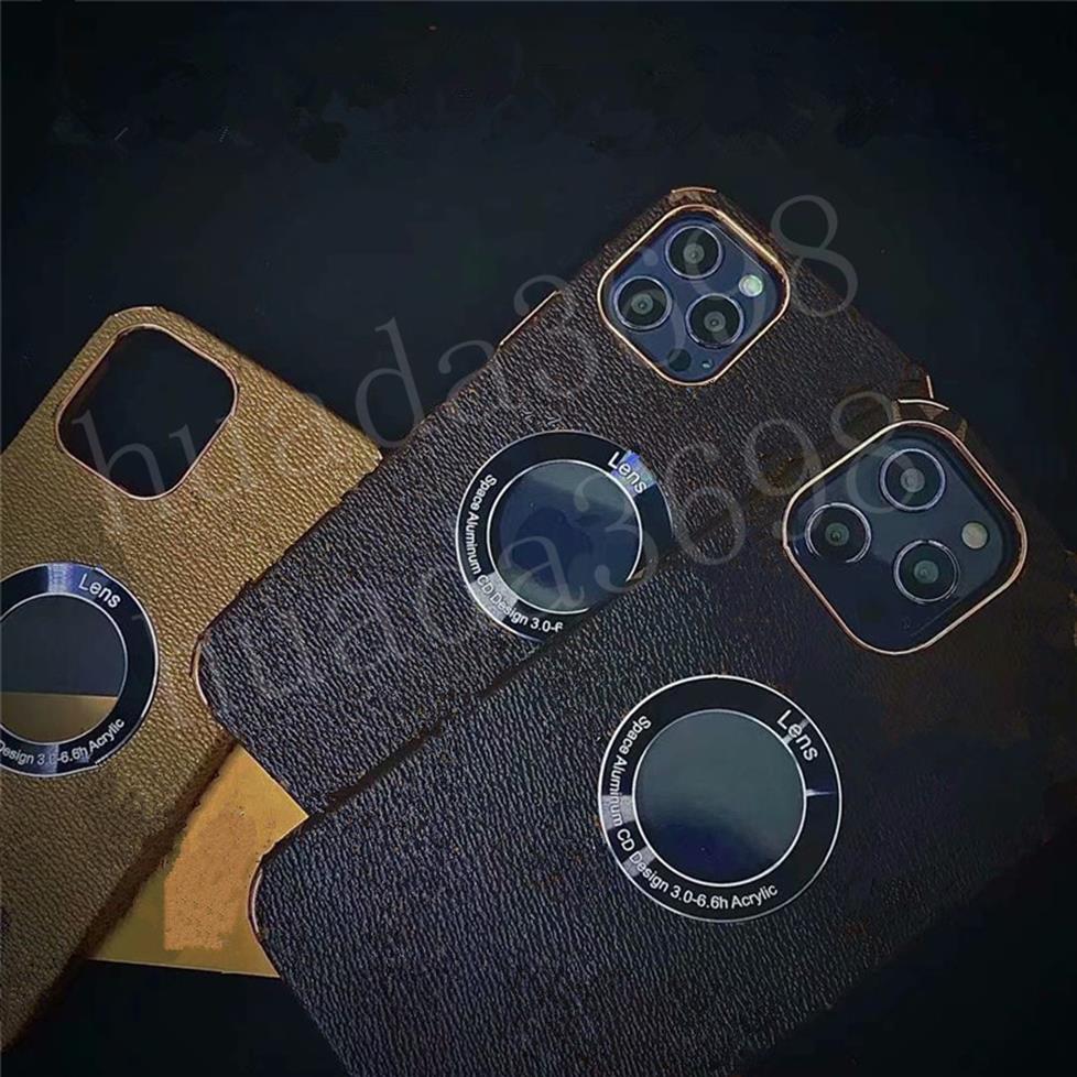 

Fashion Designers Phone Cases for IPhone 13 12 mini 11 Pro Max XS XR X 8 7 Plus Hollow out Leather Case L embossed Cellphone Shell308n, Yellow flower