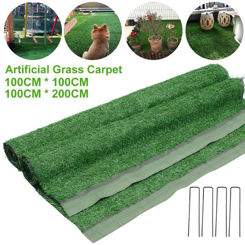 

Decorative Flowers & Wreaths Quality Soft Artificial Lawn Turf Grass Carpet Simulation Outdoor Green For Garden Patio LandscapeDecorative, 1x1 m