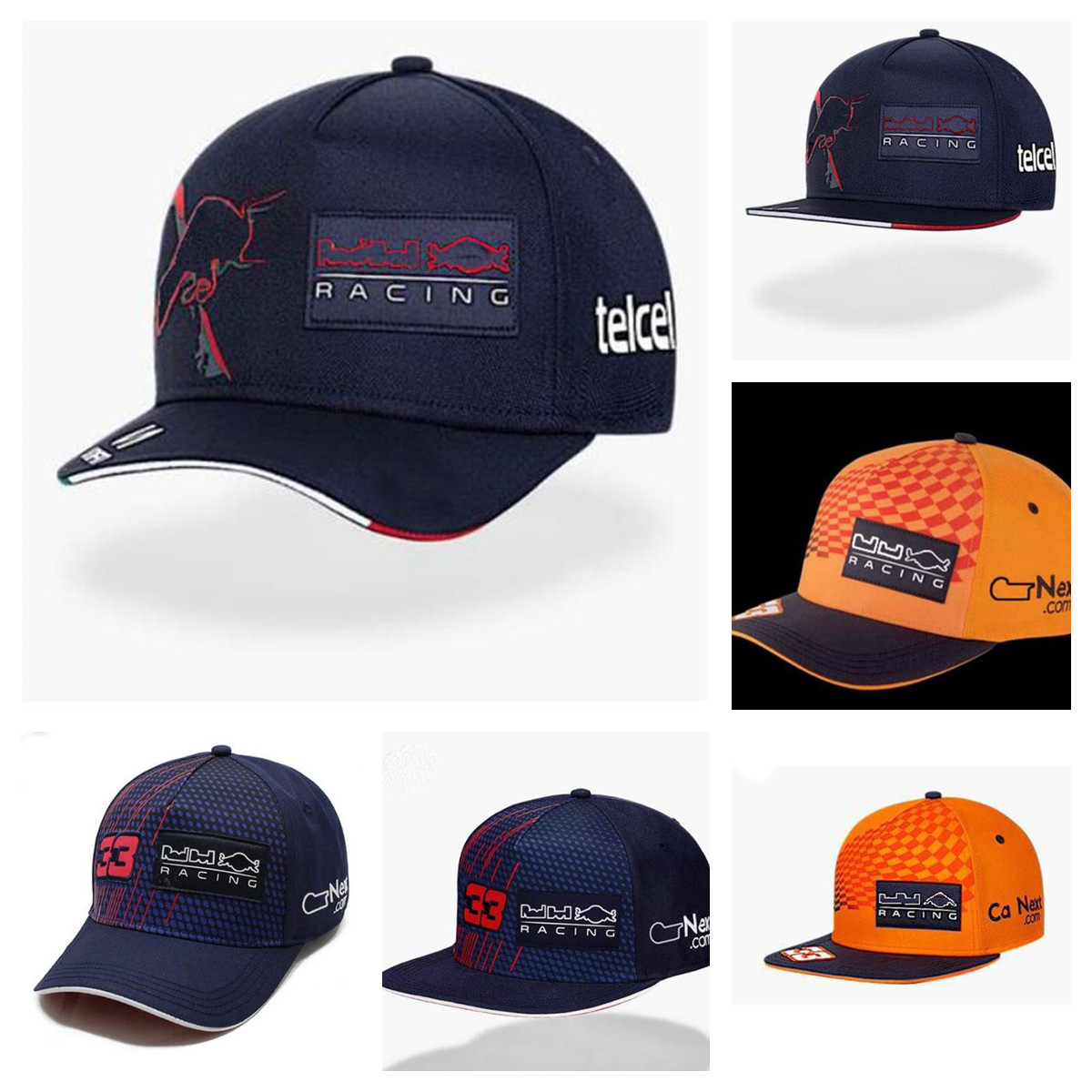 

2022F1 Formula One racing hat team full embroidered logo sun hat spot sales, Same photo