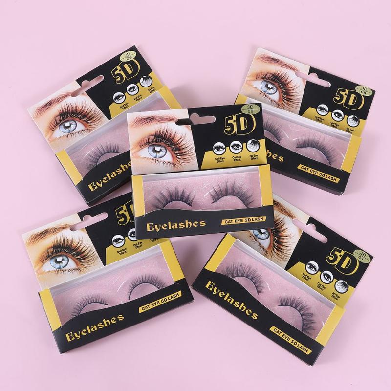 

False Eyelashes Easy To Wear Handmade 3D Mink No Glue Needed Natural Wisoy Curly Reusable Self-adhesive EyelashesFalse