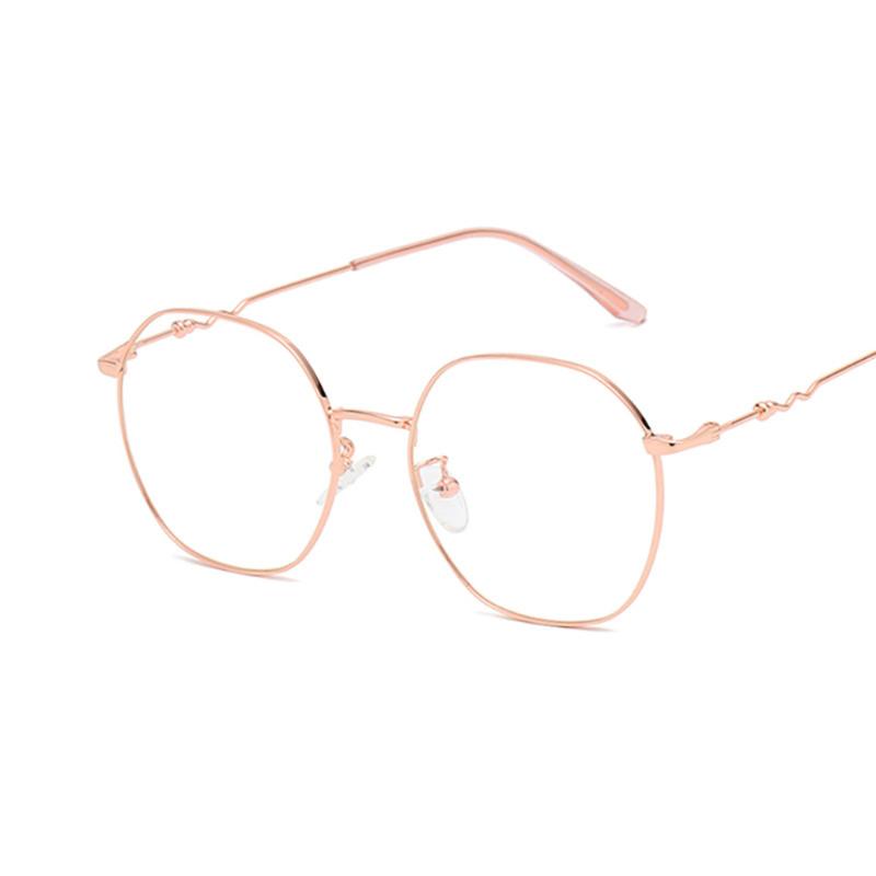 

Fashion Sunglasses Frames Classic Polygon Large Frame Oversized Glasses Women Men Trend Style Spectacle Eyeglasses Casual Optical Computer