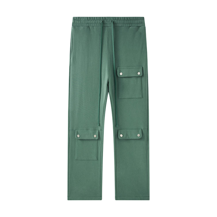 

Men's Plus Size Pants Autumn Green Cargo Trousers Hip Hop Jogger Five-Pocket Styling Streetwear, Black