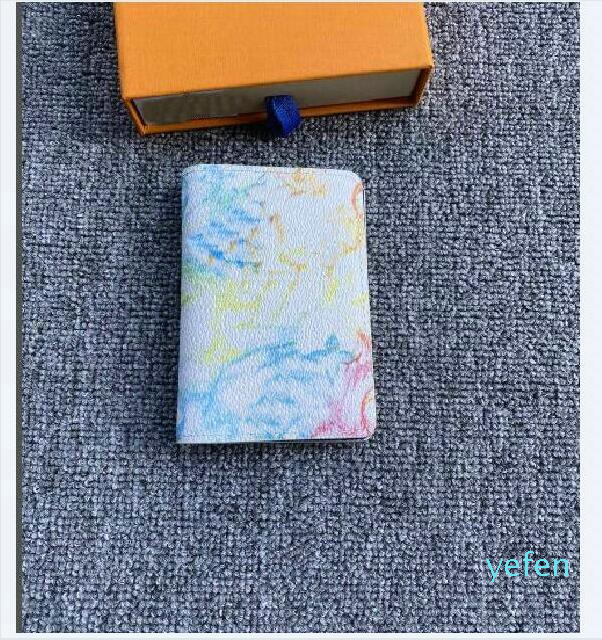Compact POCKET ORGANIZER M60502 Men's Designer Card Holder Fashion Short Multiple Wallet Key 2022