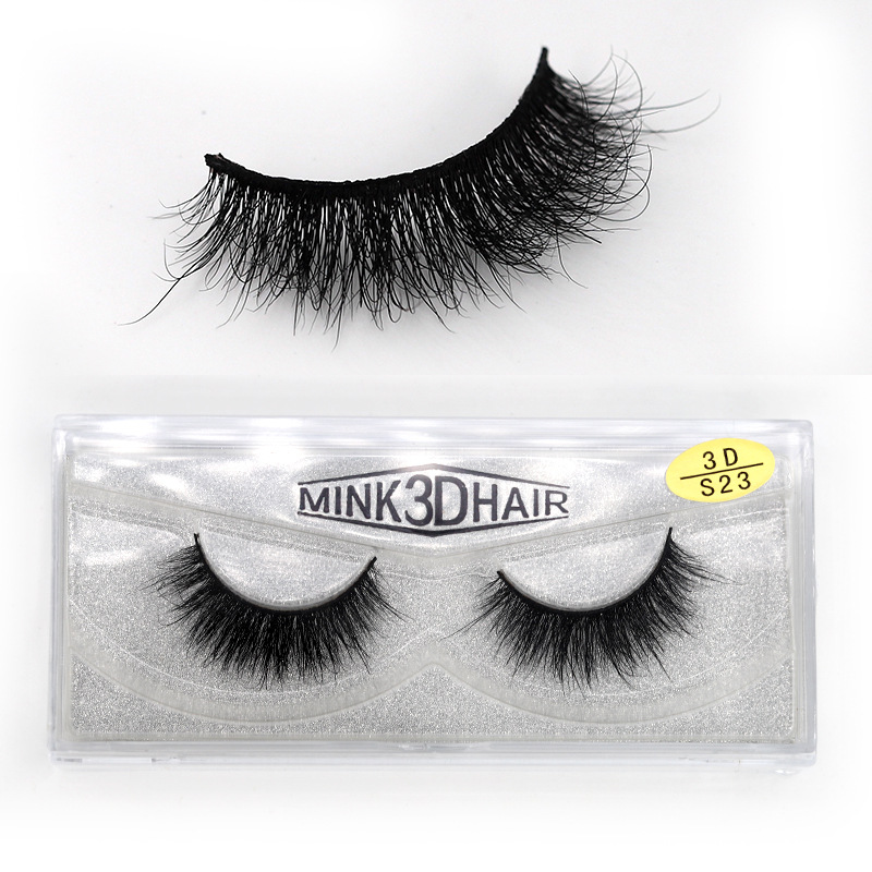 

Newest Premium Thick Natural Mink Fur Hair 3D False Eyelashes Extensions Soft & Vivid Full Strip Fake Lashes Handmade Reusable Makeup Accessories for Eyes DHL