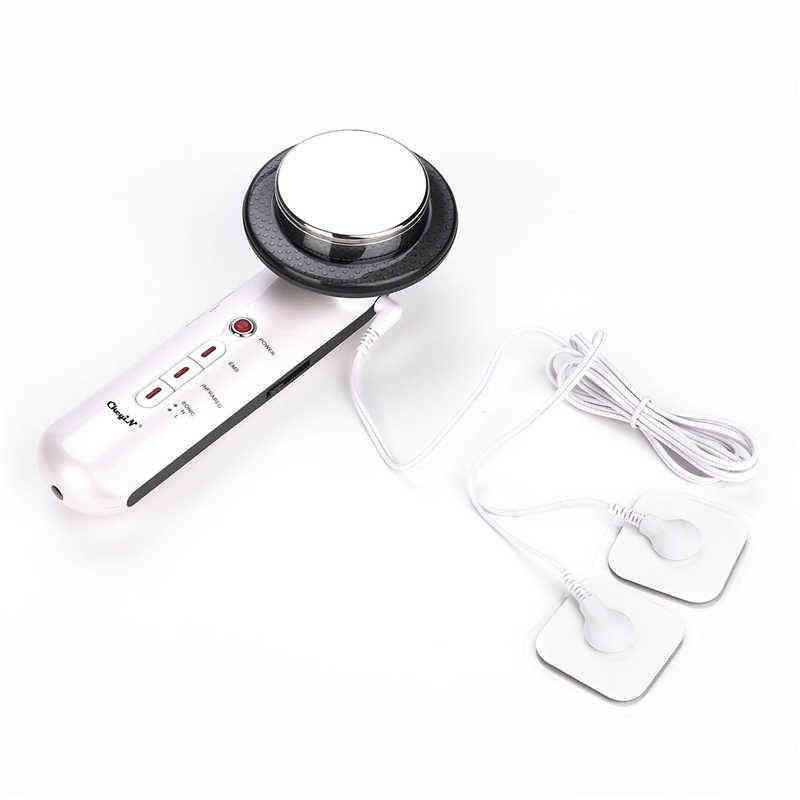 

CkeyiN RF EMS LED Light Facial Massage Machine Wrinkles Removal Ultrasonic Far Infrared Body Slimming Massager Fat 220520