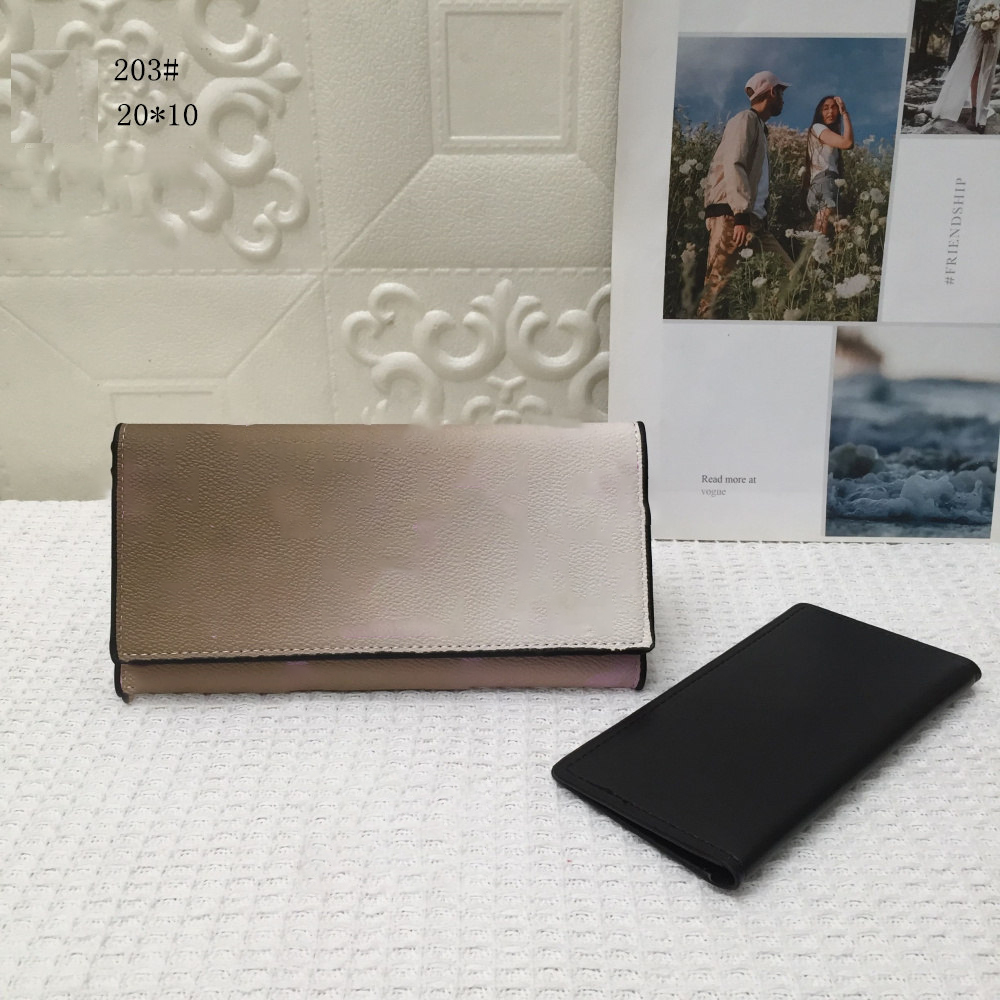 

brand designer women gradient color long wallets luxury wristlet bag purse passport ID credit card holder artificial cowhide clutch short wallet 2a03, No box