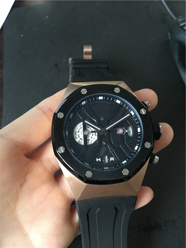 Mens Luxurys 44mm Montre Quartz Stopwatch Mode Hommes Montres Designers Montre-Bracelet Sports Montre-Bracelet Ikwatches A02