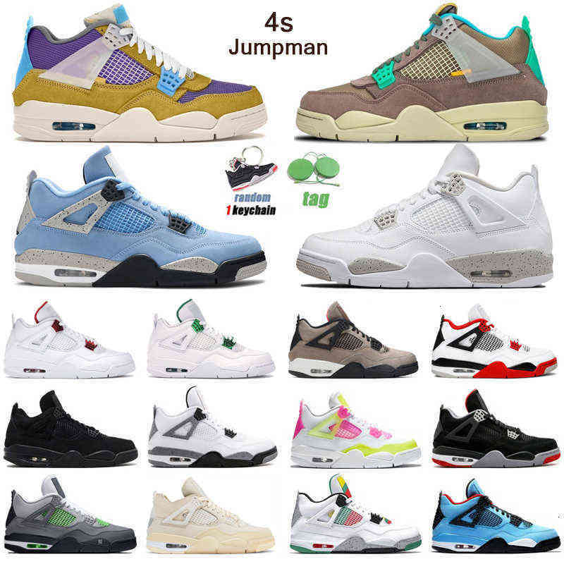 

Est Men Women 4s Jumpman Basketball Shoes 4 Taupe Haze University Blue White Oreo Desert Moss Fire Red Mens Trainers Sport Sneakers, #18