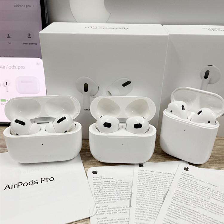 

3rd generation Airpods pro earphones magsafe Wireless Charging case Bluetooth Headphones Gen 3 AP3 Earbuds Valid serial number, White