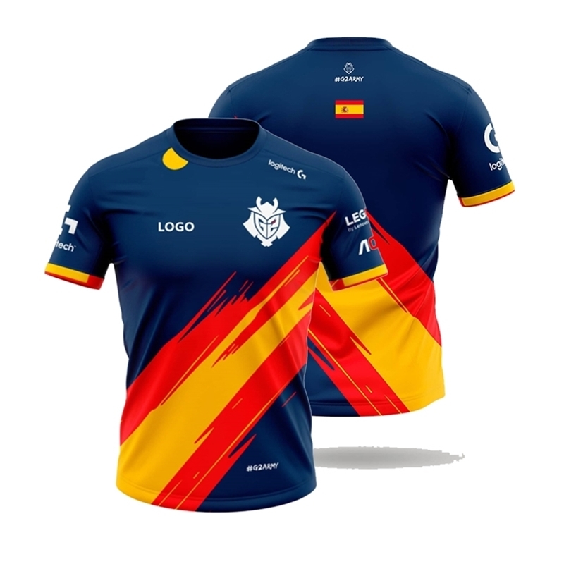 

Jersey Tim Spanyol G2 Kaus Pendukung Esport Game Seragam Dapat Disesuaikan Atasan 220613, Bai
