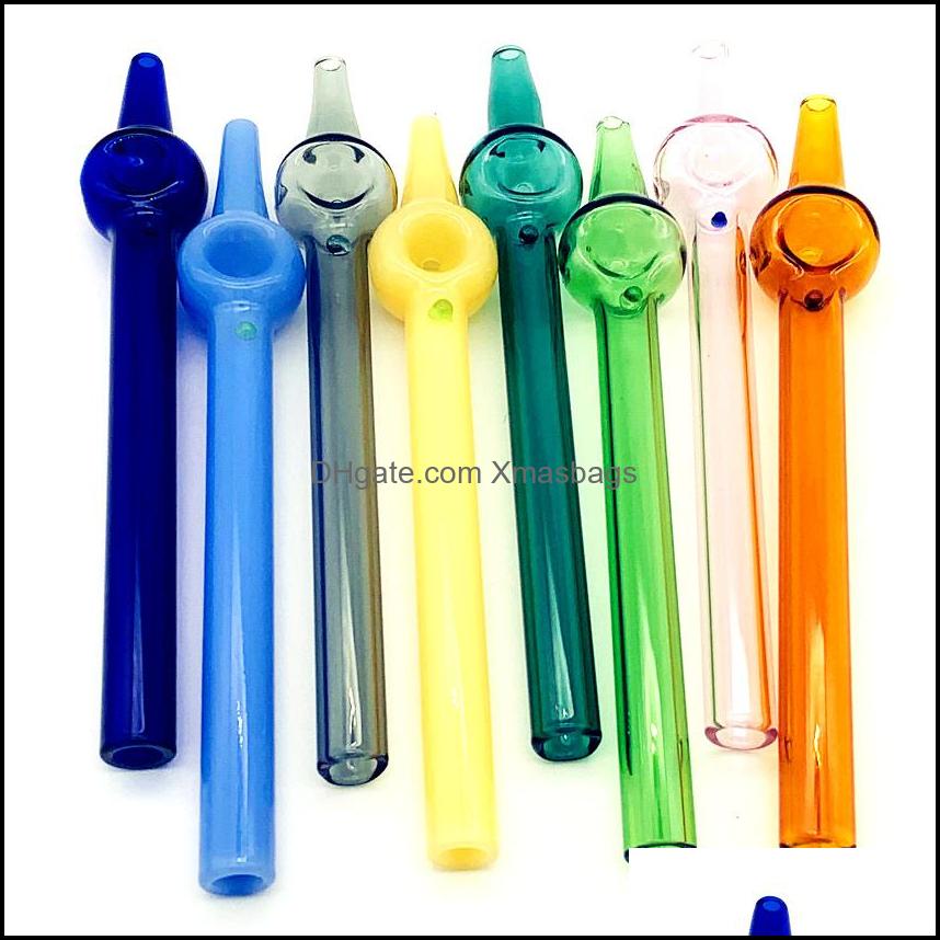 

Other Smoking Accessories Household Sundries Home Garden Manufacture Mini Nectar Collector Colorf With 6 Inch Nector Glass Straigh Dab Tub