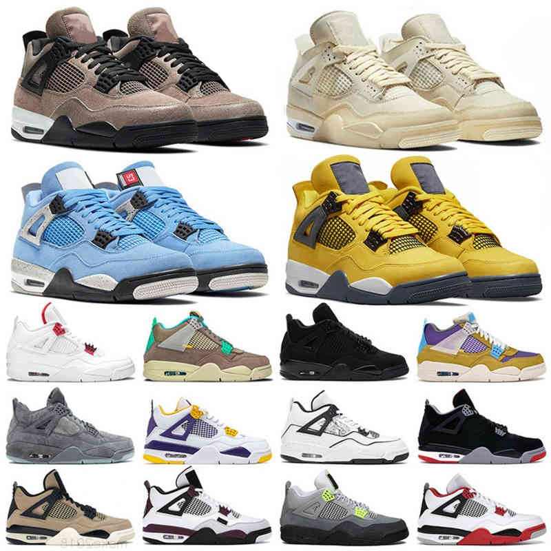 

Jordnas Jumpman 4 4s Men Basketball Shoes Sail Taupe Haze Lightning University Blue Black Cat Desert Moss Fire Red Bred s Neon Diy Cactus Chaussures, D23 kaws grey 40-47.jpg