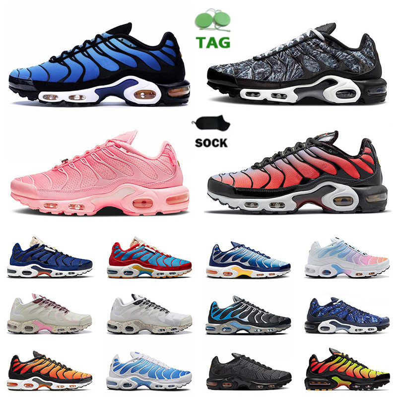 

Tn Plus Hyper Blue Running Shoes Designer Woman Men Tns Sports Sisterhood Shattered Ice Black White Bleached Aqua Pink Off Authentic Sneakers Trainer Big Size 12, B26 pink prim 36-40