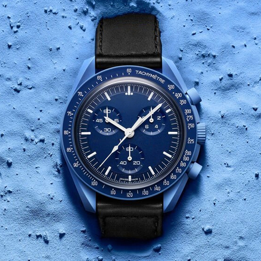 Bioceramic Planet Moon Quarz Watch Moonswatch Mission To Mercury 42mm Full Function Chronograph Luxury Mens couple joint name Wristwatches 2022 M