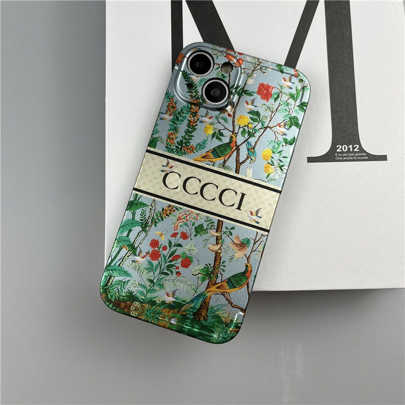 

Designers Electroplating Iphone Case Natural Style For Iphone 13 12pro 11promax Xr Xsmax High Quality Phone Cases Cover, Green