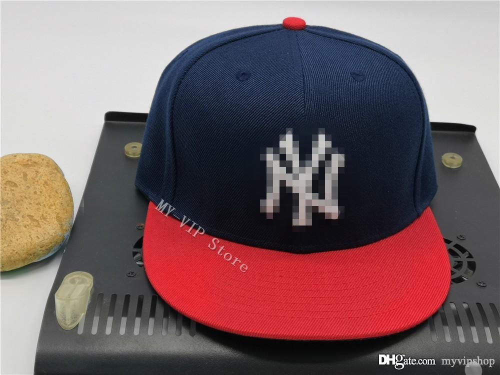 

Fashion Hip Hop Classic Navy Red York Navy Blue Red Full Size Closed Caps Baseball Sports All Team Fitted Hats In Size 7- Size 8 Mix Order O, Vip-12
