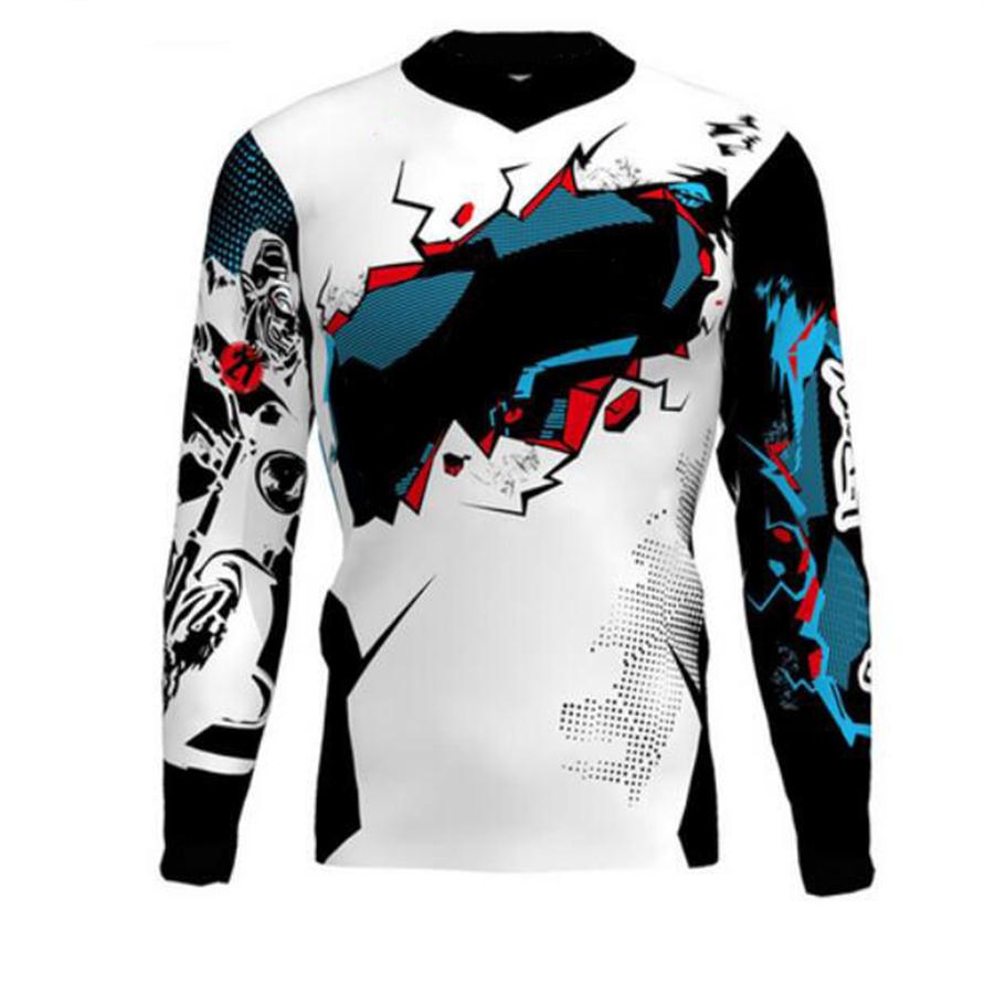 

2020 DH Downhill moto Jersey Mountain Bike long Sleeve motocross jersey Uni202z