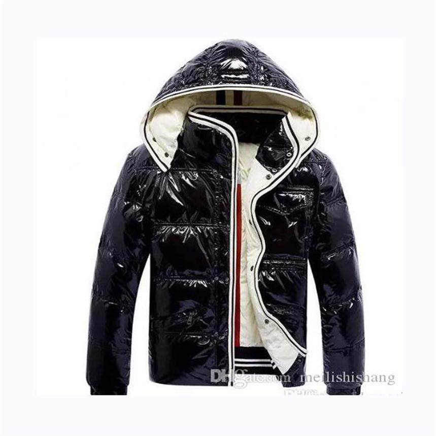 Fashion Winter Men Women Outdoor Maya Shiny Matte Down Jacket Mens Casual Hooded Downs Coats Outerwear Man warm jackets Parkas S-3237K