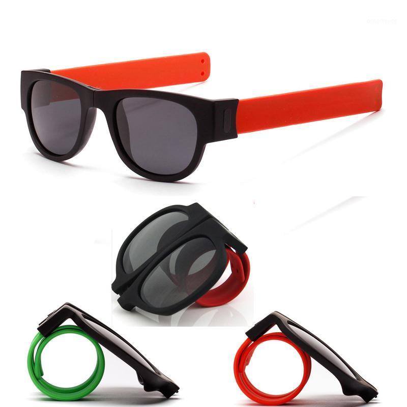 

Sunglasses MAYTEN Slap Black Women Slappable Bracelet Sun Glasses For Men Luxury Wristband Festival Folding Ladies Eyewear