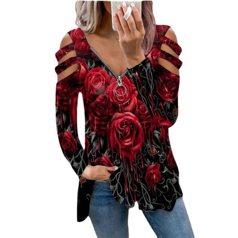 

Women' T-Shirt Autumn Ladies Tops Tee Fashion Y2k Women Camisas Mujer Streetwear Harajuku T Shirts Blusas Casual Tshirt Woman Clothing, Green