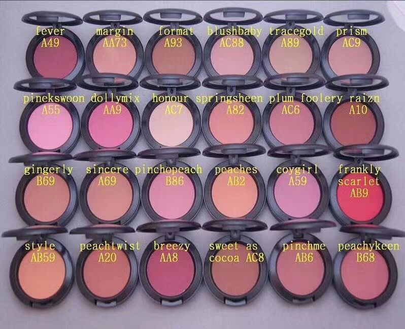 

EPACK Makeup Shimmer Blush Sheer Tone Blush 24 Different Colors No Mirrors No Brush 6g Mini order 24Pcs, Customize