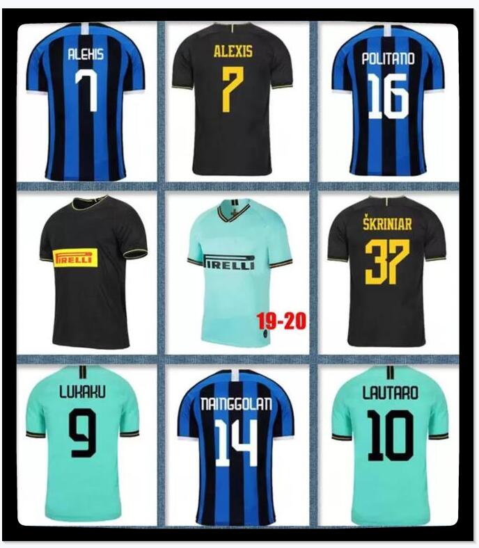 

2019 2020 Retro Inter soccer jerseys ERIKSEN ALEXIS LUKAKU LAUTARO Godin Young Candreva Barella SENSI NAINGGOLAN SKRINIAR BROZOVIC 19 20 milan football shirt