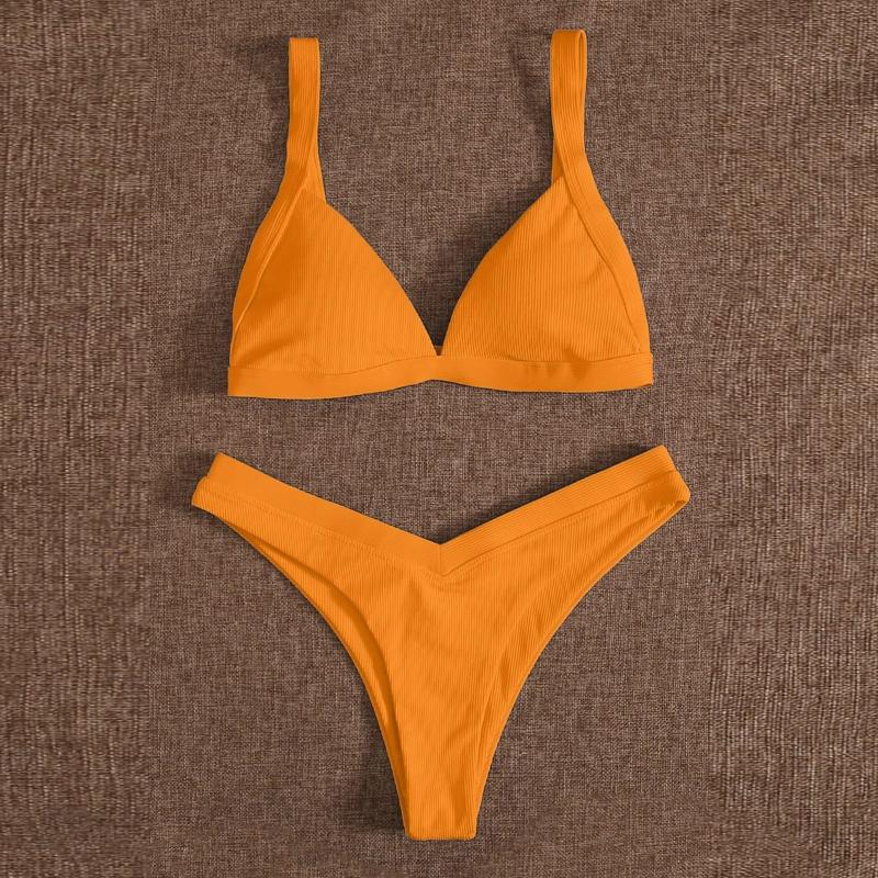 

Women' Swimwear Sexy Bikini 2022 Solid Swimsuit Women Push Up Set Brazilian Bathing Suit Summer Beach Wear Swimming #t3g