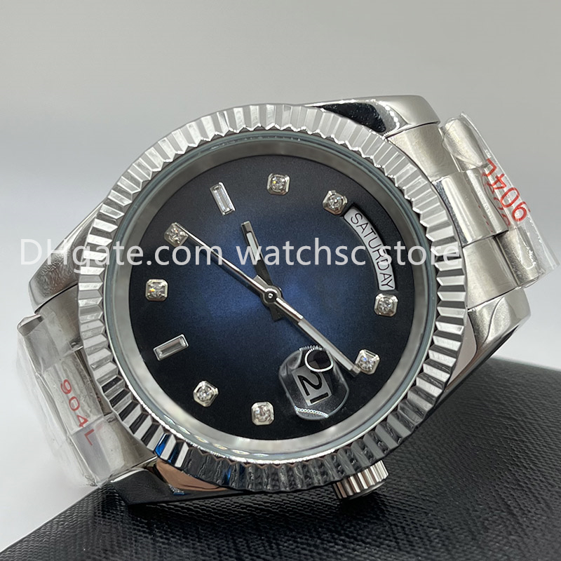 

Watchsc- 41mm Automatic Watch With Box Mens Womens Stainless Steel Waterproof Luminous high-quality movement sport Watches