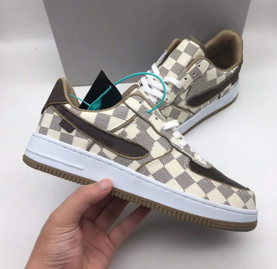 

Fashion Printing Sneaker Shoes Luxury Designer Men Women Low Cut Lace-Up Leather Casual Flats Outdoor Brand Skateboard Shoes 36-44