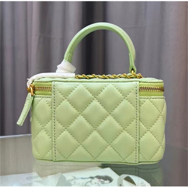 

New leather bag lipstick large capacity chain box personality fashion bag shoulder messenger, Vip