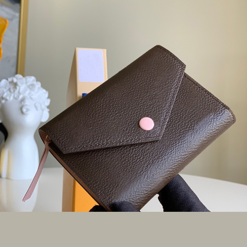 

Classic old flower letters ladies purse luxury wallet cards holder Purses Card Holders Designer Bags Wallets Designer Women Handbags Crossbody, Brown grid+red