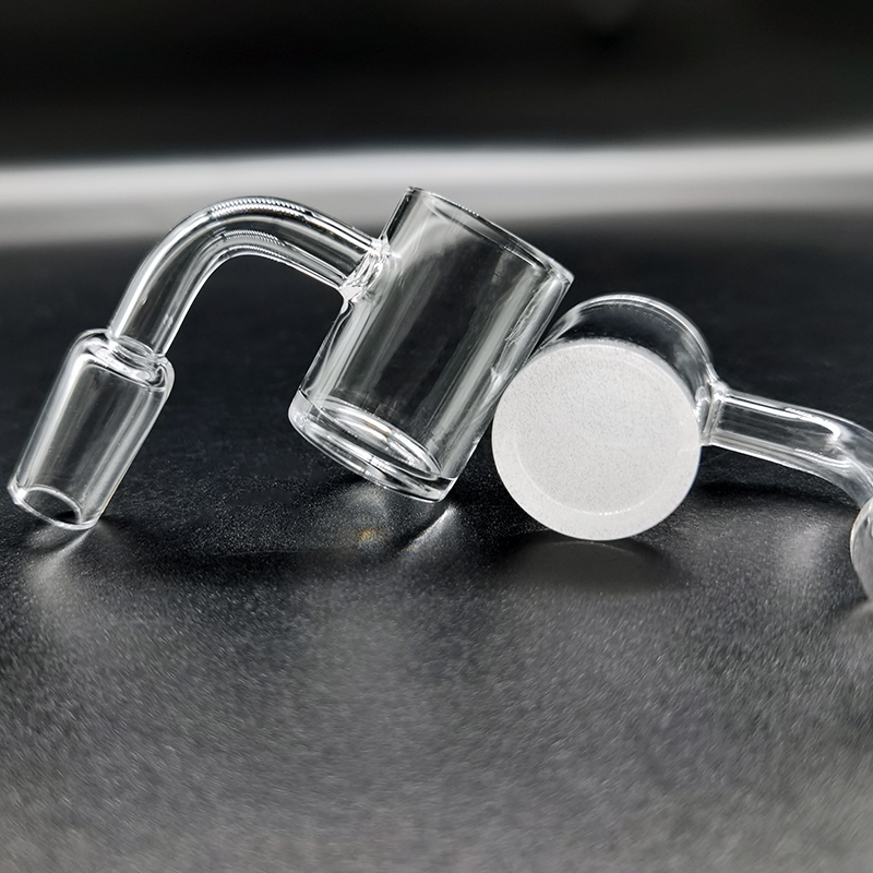 

Quartz Banger Nails High Quality Smoking Accessories Approx 4mm Thick Bottom Flat Top 10mm 14mm 18mm Male 90 45 Degrees For Glass Bong Dab Rigs