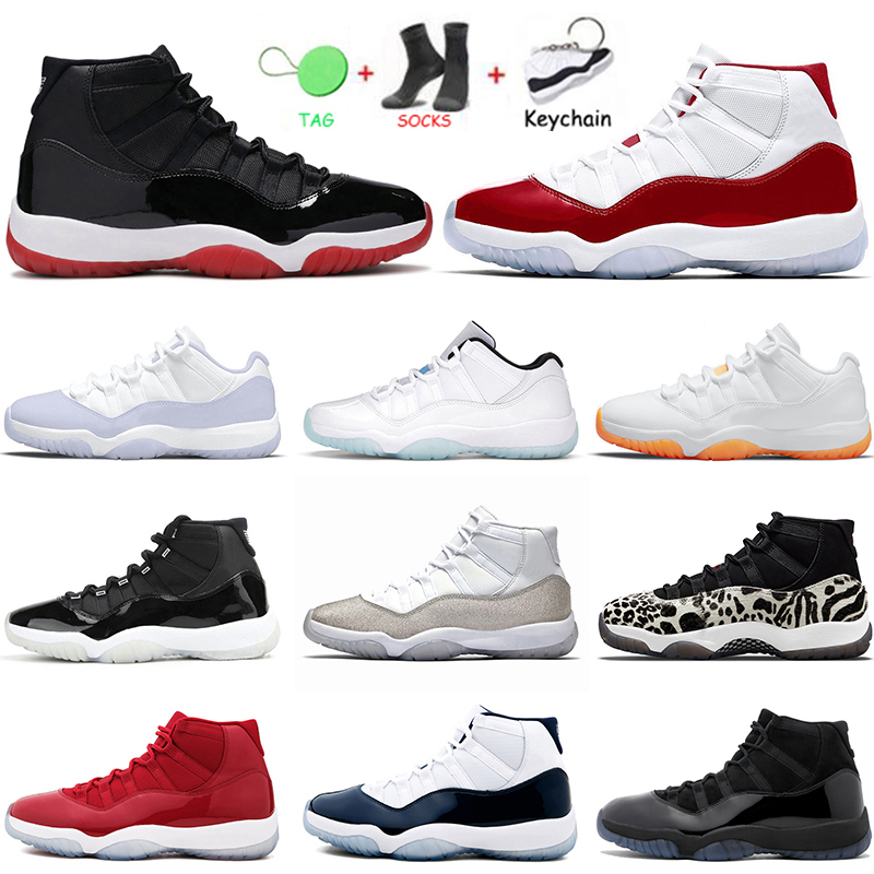 

Low 11 11s XI Basketball Jumpman Shoes Legend Blue Concord Cherry 25th Anniversary Bred High University Blue Sneakers Trainers, A26 40-47