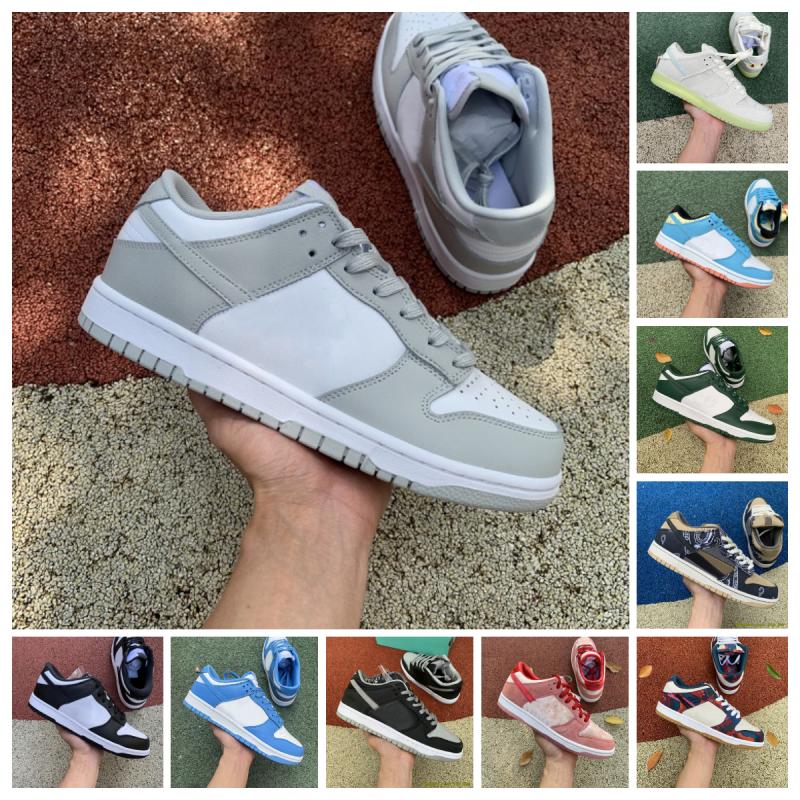 

Reverse UNC Dunks LOw Casual Shoes Dunksb SB Mens Women Safari Mix Rose Whisper Racer Blue Triple White Black Panda Archeo Pink Grey Fog Michigan Trainers Sneakers, Bubble package bag