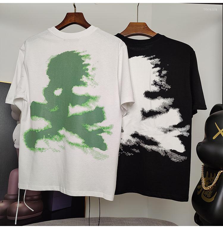 

Men' T-Shirts MASTERMIND Skull Fluorescent T-shirt Men And Women MMJ Loose Hip-Hop Print Luminous Short Sleeve TX401Men' Trix22, Black