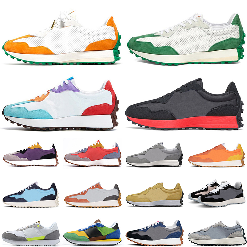 

2022 high quality mens new-327 running shoes pride cape neo flame black blue red white walking vintage women men off platform trainers outdoor sports sneakers, D50 40-45