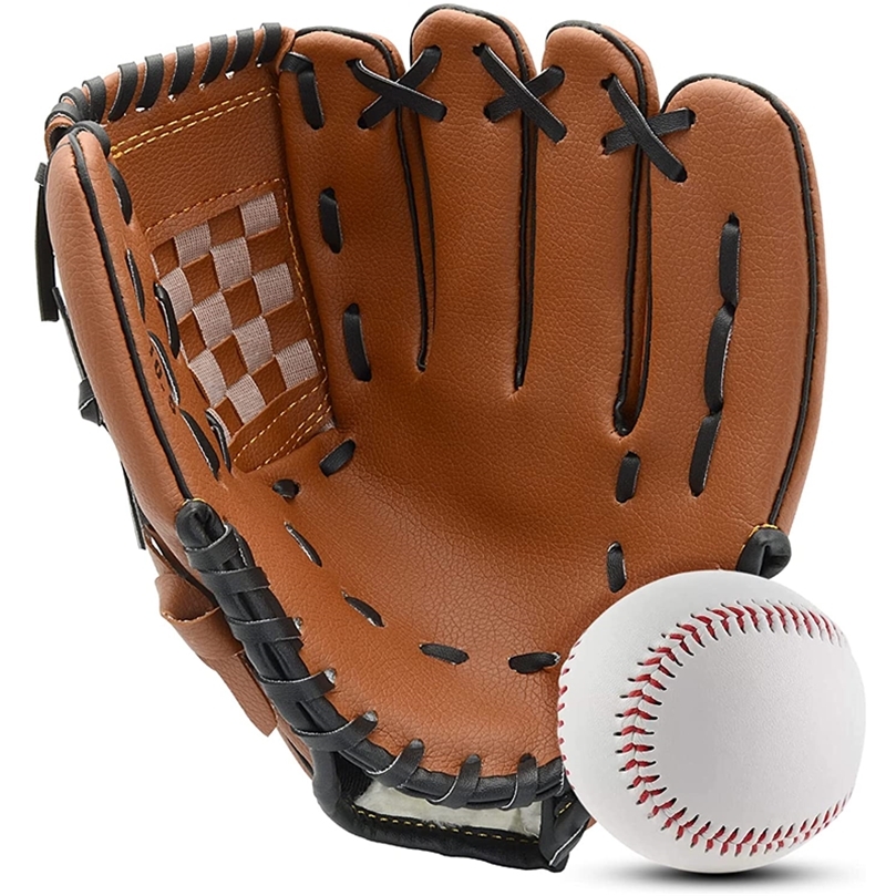 

Outdoor Baseball Glove Size 95105115125 Softball Sport Practice Equipment Left Hand for Man Woman Adult Child Training 220812, 1 pcs baseball