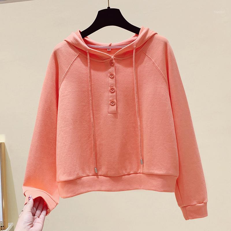 

Women' Hoodies & Sweatshirts Hooded Clothing Women Spring Autumn Thin 2022 Korean Loose Casual Short Top Coat Ropa Mujer, Green