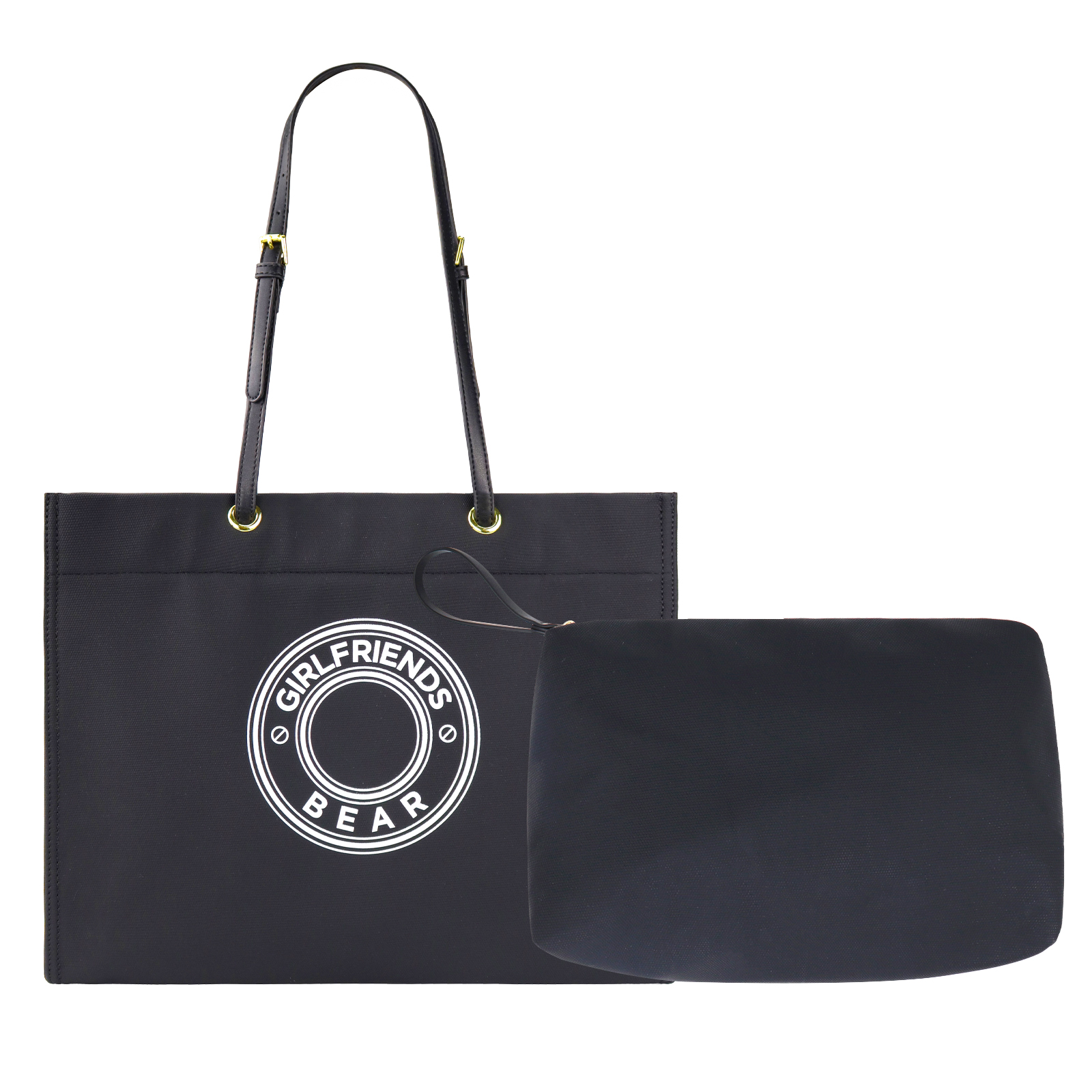 

WHALE POWER Tote Bags Handbags Cross Body Canvas Bucket Shoulder Bag Fashion Computer Large Capacity Handbag Business Work Briefcase for Lady 2PCs Set #GMX-1991-1, Black