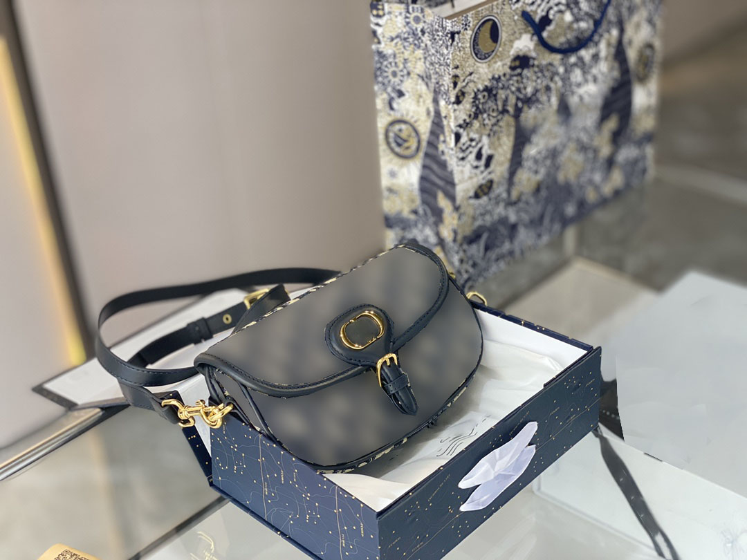

2022 bag designer bags crossbody shoulder bags luxury high quality straps color saddle bobby easy-west genuine leather, Black