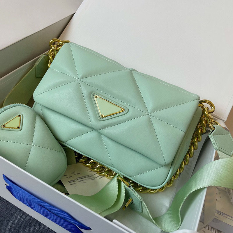 

COUSSIN PM women bag genuine calf leather embossed Chain carry Purse clutch crossbody handbag shoulerbag Fashion Women famous casual designer, White