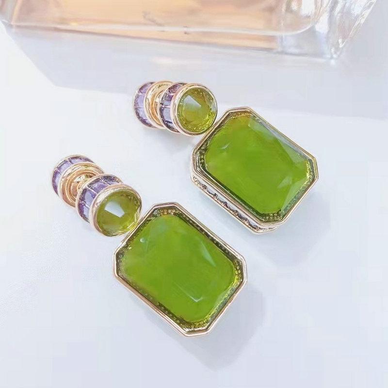 

Dangle & Chandelier Creative Luxury Jewelry Cubic Zircon Geometric Elegant Korean Earrings For WomenDangle ChandelierDangle