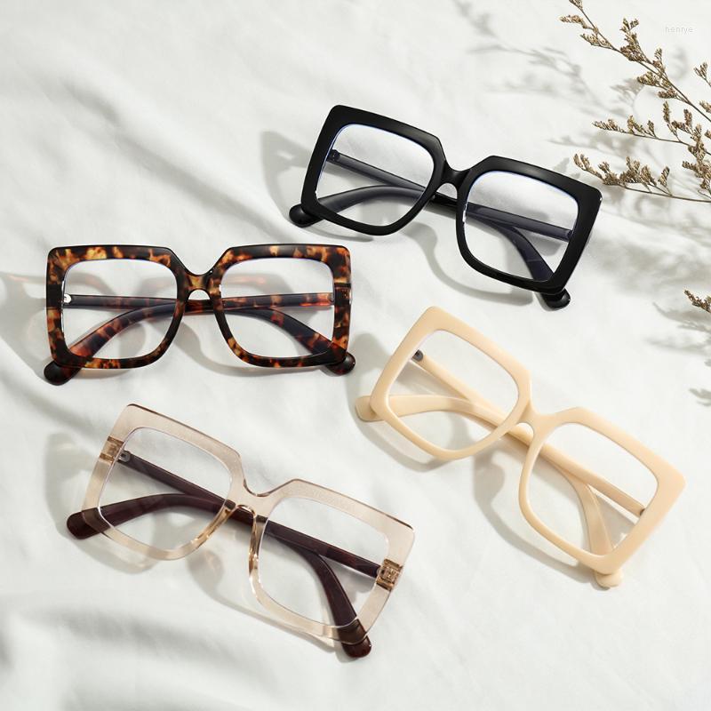 

Sunglasses Anti Blue Light Glasses For Women Men Trendy Big Frame Office Computer Goggles Fashion Square Rays Blocking EyewearSunglasses